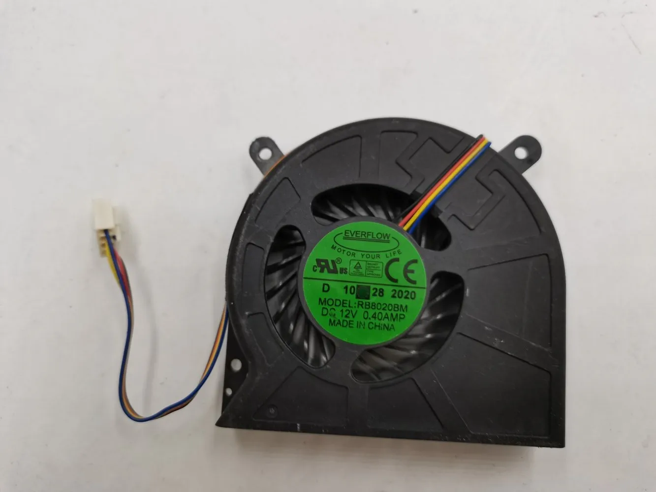 

Cooling fan for RB8020BM Blower DC12V 0.40A 80X80X20mm All-in-one heat dissipation