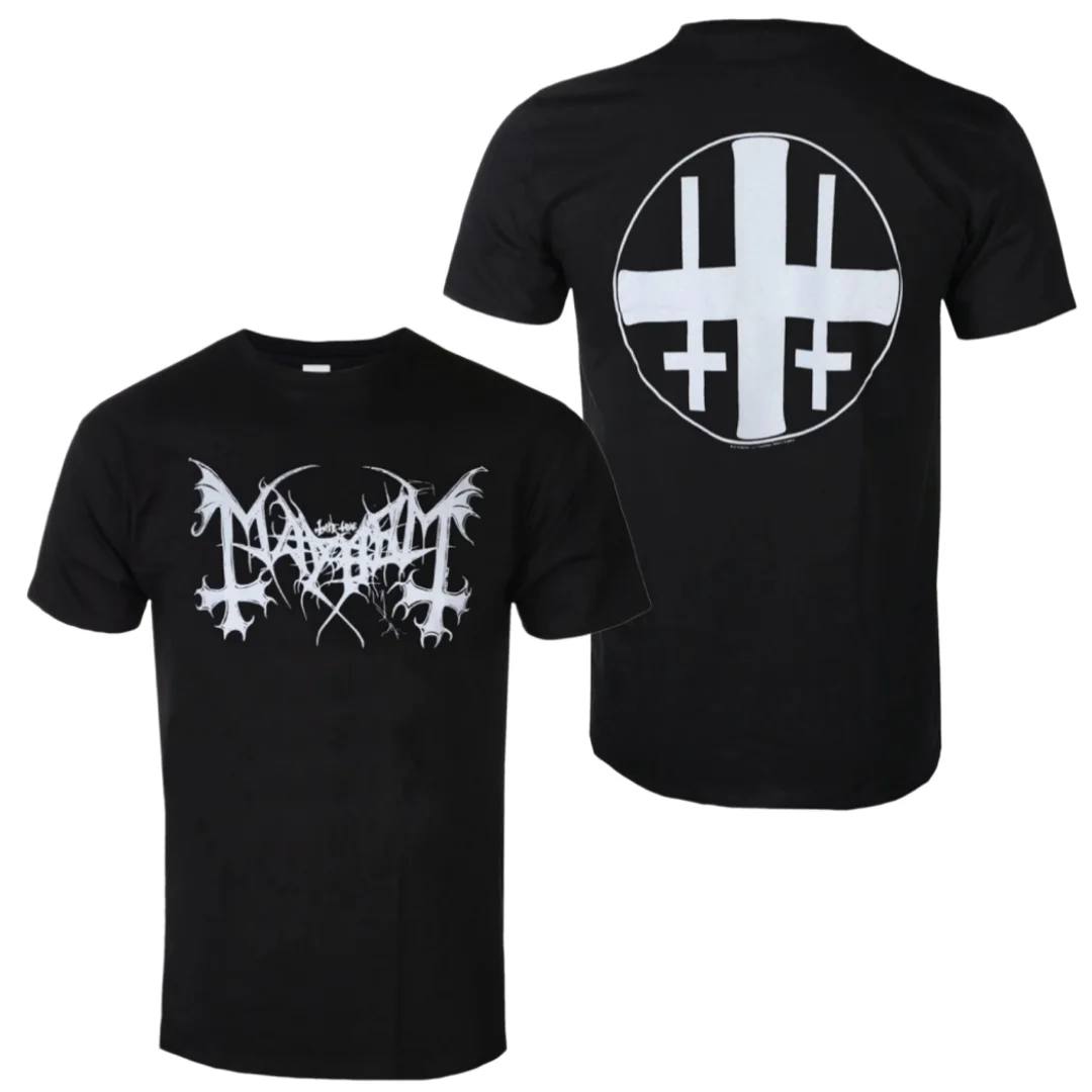 MAYHEM - LEGION NORGE Pattern Printed T-shirt - Extreme Metal Enthusiast and Collector's T-shirt Men and Women  T-shirt