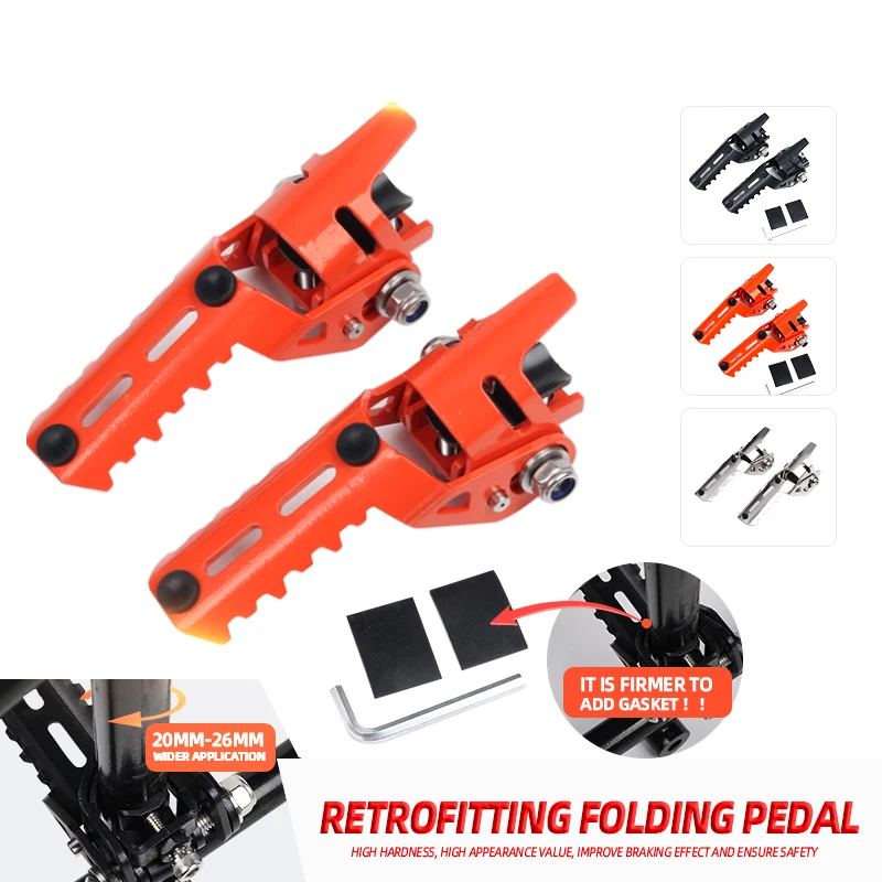Motorcycle Accessories Front Foot Pegs Rest Footrests Clamps For Triumph TIGER EXPLORER 1200 TIGER1200 GT XC XCX XCA XR XRX XRT view 2