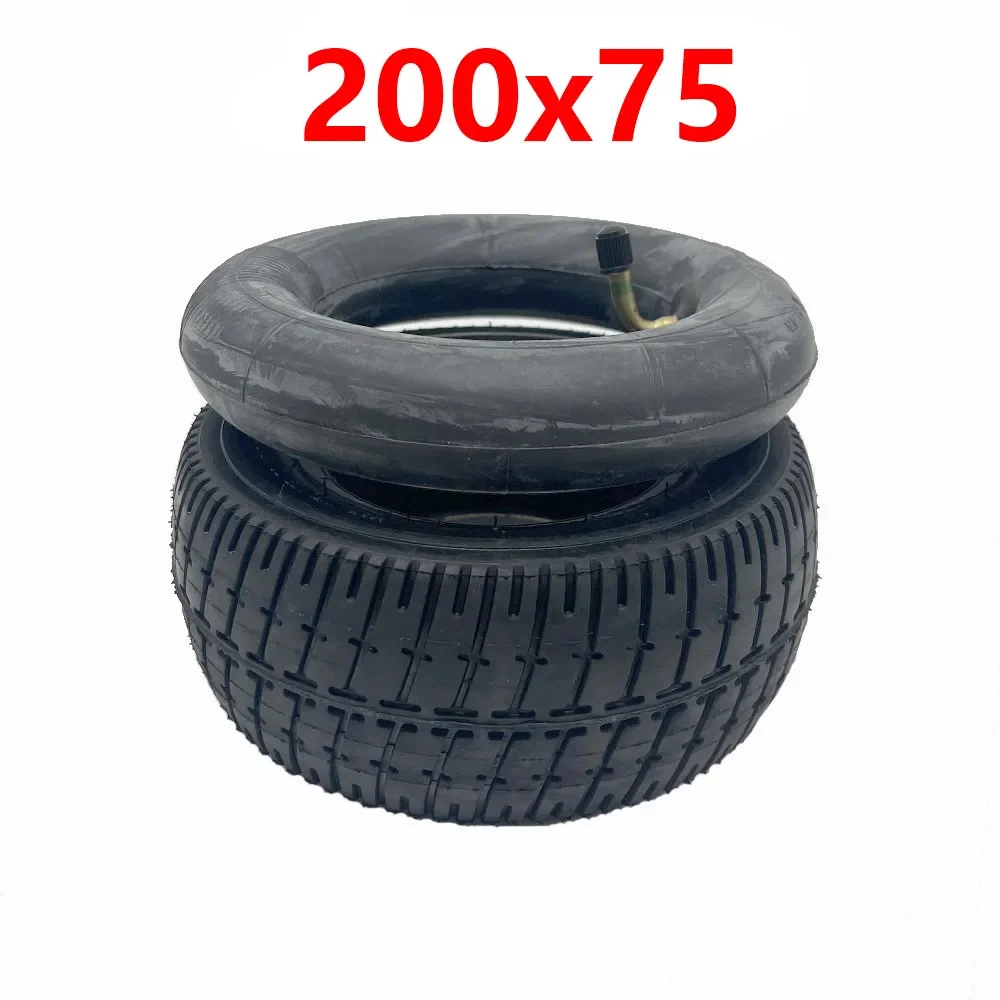 Lightning Delivery 200x75 Outer Tyre Inner Tube for Electric Scooter Go Kart Parts