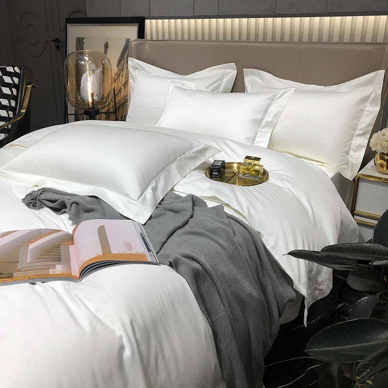 

Customizable pure cotton high-count pure cotton bed four-piece set