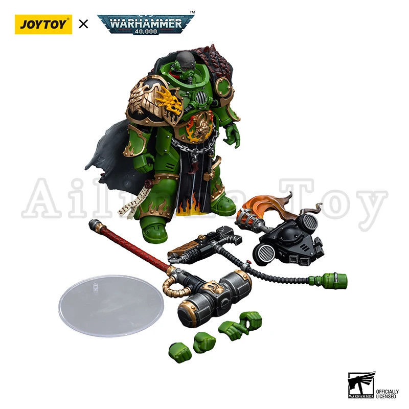 JOYTOY 1/18 Action Figure 40K Salamanders Captain Adrax Agatone Anime Model Toy