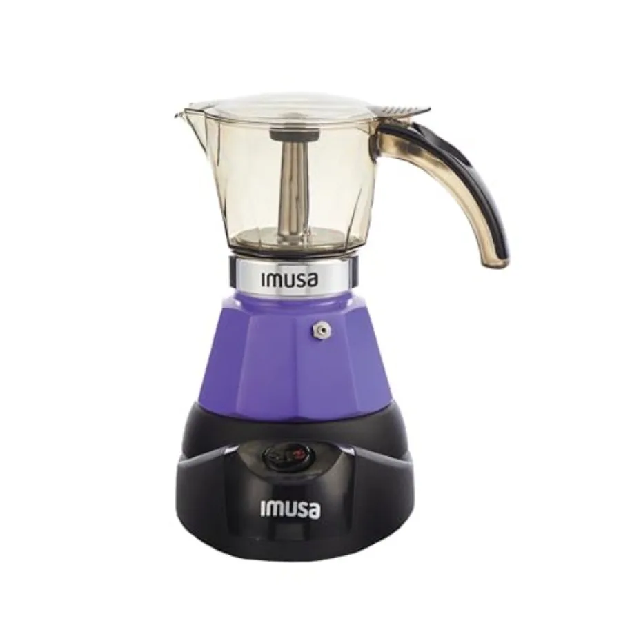 

3 or 2cup Electric Espresso Maker Purple