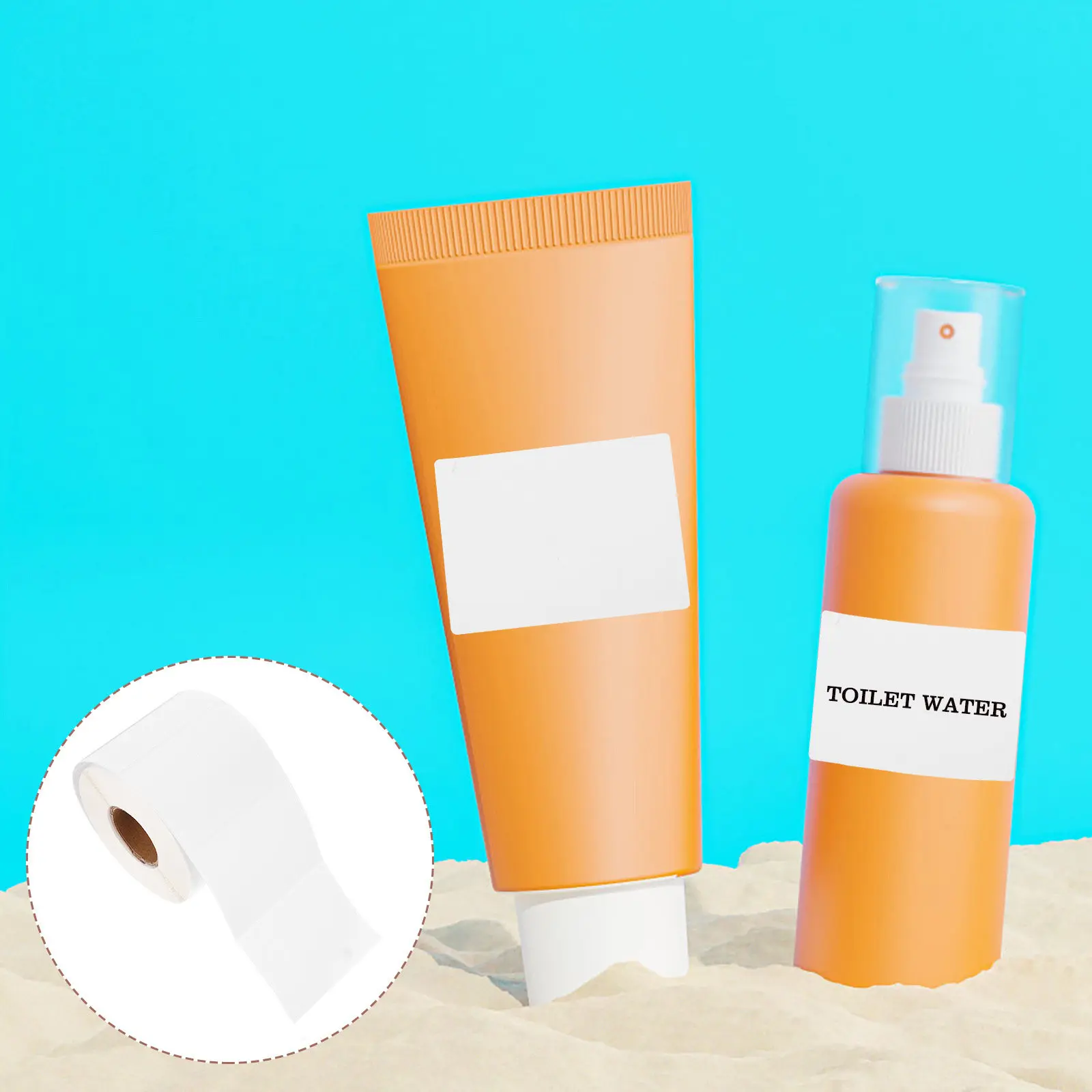 

1 Roll Blank Matte Sticker Paper Labels For Printer Rectangular Printable Label Sheets Office School Home Organization Folder