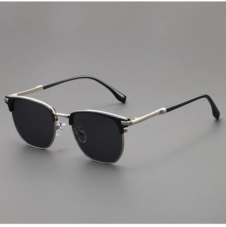 Neue Vintage Quadratische Sonnenbrille für Damen und Herren Marken-Metallrahmen Sonnenbrillen Weibliche Brillen Sonnenbrillen für Männer und Frauen – Detail 7