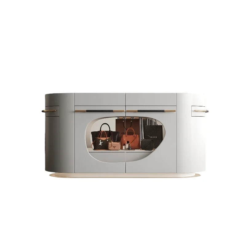 Italian light luxury high-end floor jewelry cabinet storage cabinet display cabinet