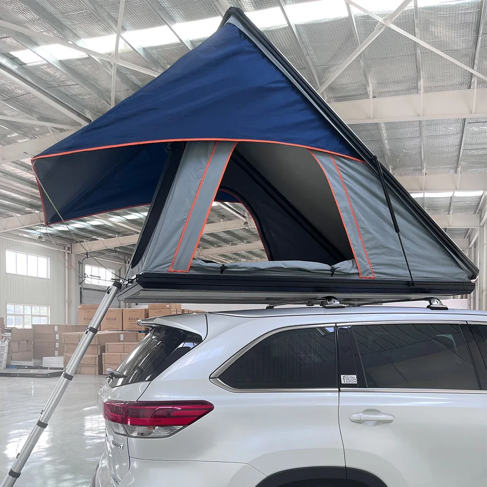 Factory Directly Supply Luggage Racks Aluminium Hard Shell Car Roof Top Tent Sale Waterproof Hard Top Roof Tent