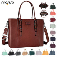 PU Leather Laptop Tote Bag for MacBook Air Pro 15 15.6 16 17 17.3 inch M4 M3 M2 M1 A2941 A2780 Mac HP Acer Surface Book Women