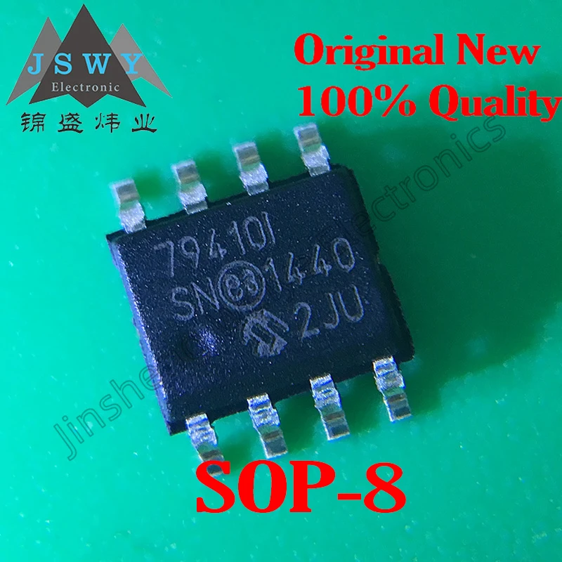 

(5/10pieces) 79410I 794101 MCP79410-I/SN real-time clock chip IC SMD SOP8 MCP79410 100% brand new original electronics