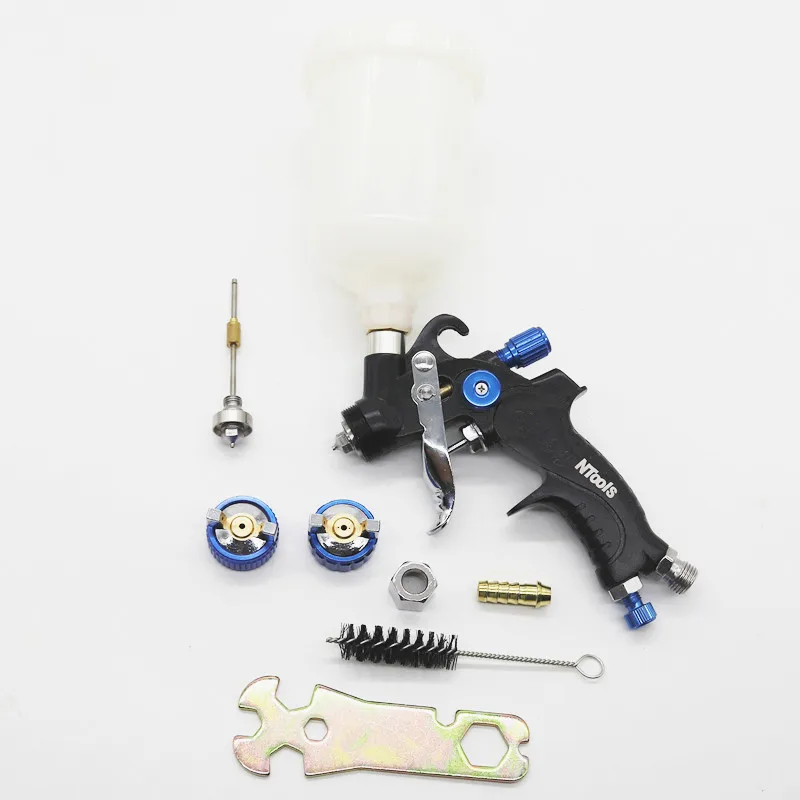 1.0MM Spray Gun and 0.8MM Nozzle Kit 400CC/250CC Tank Air Paint Gun With Paint Mixing Cup And Adapter Mini Spray Gun Airbrush