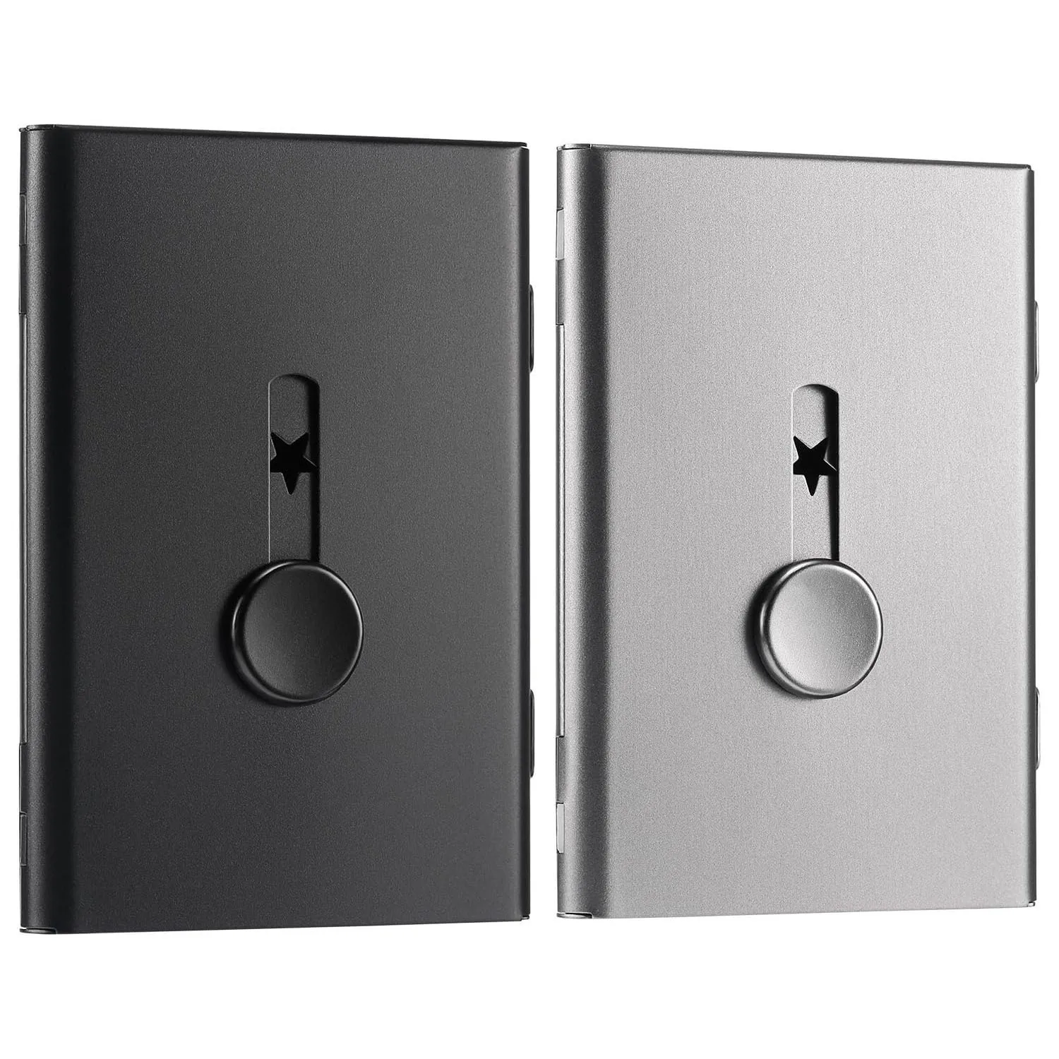 

Best-selling Stainless Steel 304 Business Card Holder with Large Capacity Card Compartment