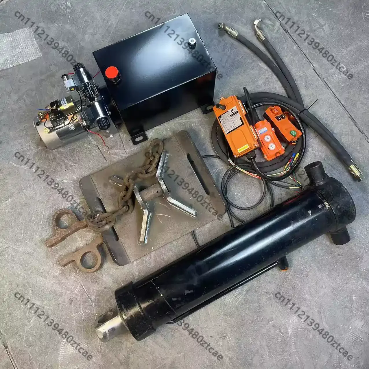 Hydraulic Shift Cylinder Support Leg Self-rescue Jack For Semi-trailer Crane Side Shift Rear Displacement