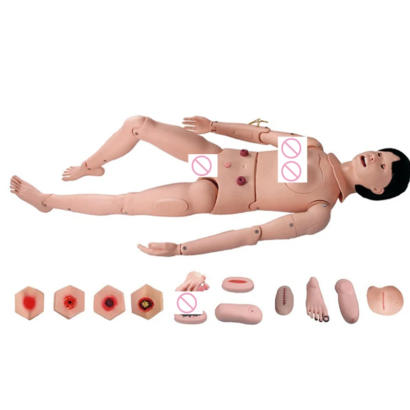 

Multi-functional Female Nursing Manikin Basic Patient Dummy Trauma Care Mannequin Teaching Model