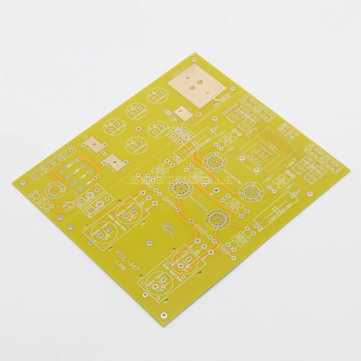 Placa de preamplificador de tubo de vacío, PCB, basado en circuito de KSL-M7, HiFi, bricolaje, M7, 12AY7, 6072WA