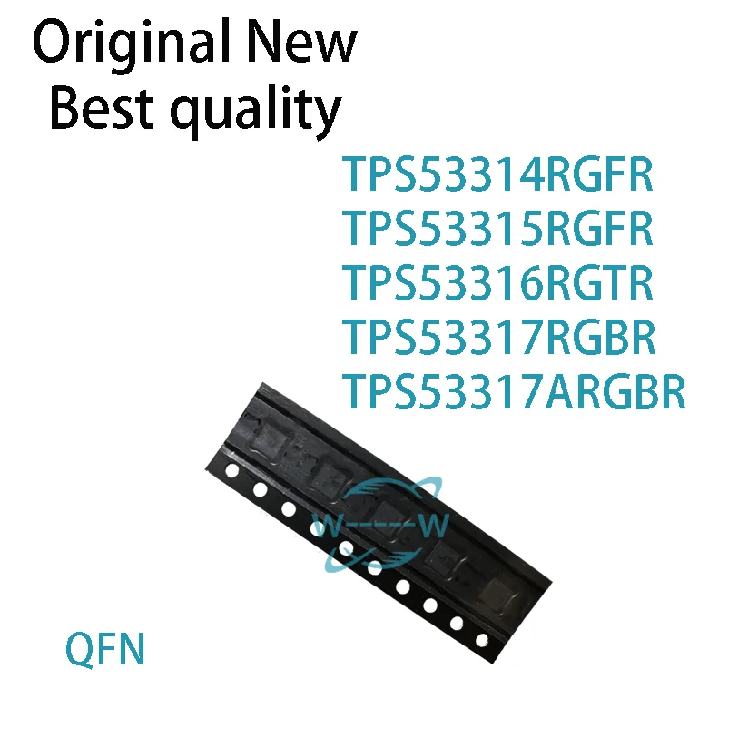 5 PCS)NEW TPS53314RGFR TPS53315RGFR TPS53316RGTR TPS53317RGBR TPS53317ARGBR TPS53314 TPS53315 TPS53316 TPS53317 TPS53317A QFN IC