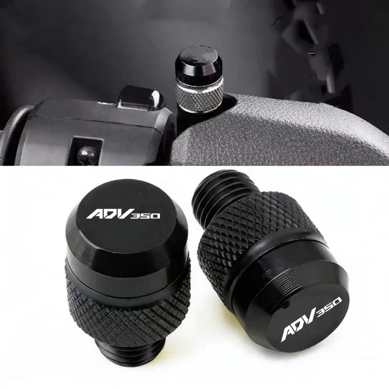 

For Honda ADV350 ADV 350 2021 2022 2023 ADV350 Motorcycle M10*1.25 Aluminum Screws Bolts Mirror Hole Plugs Cap