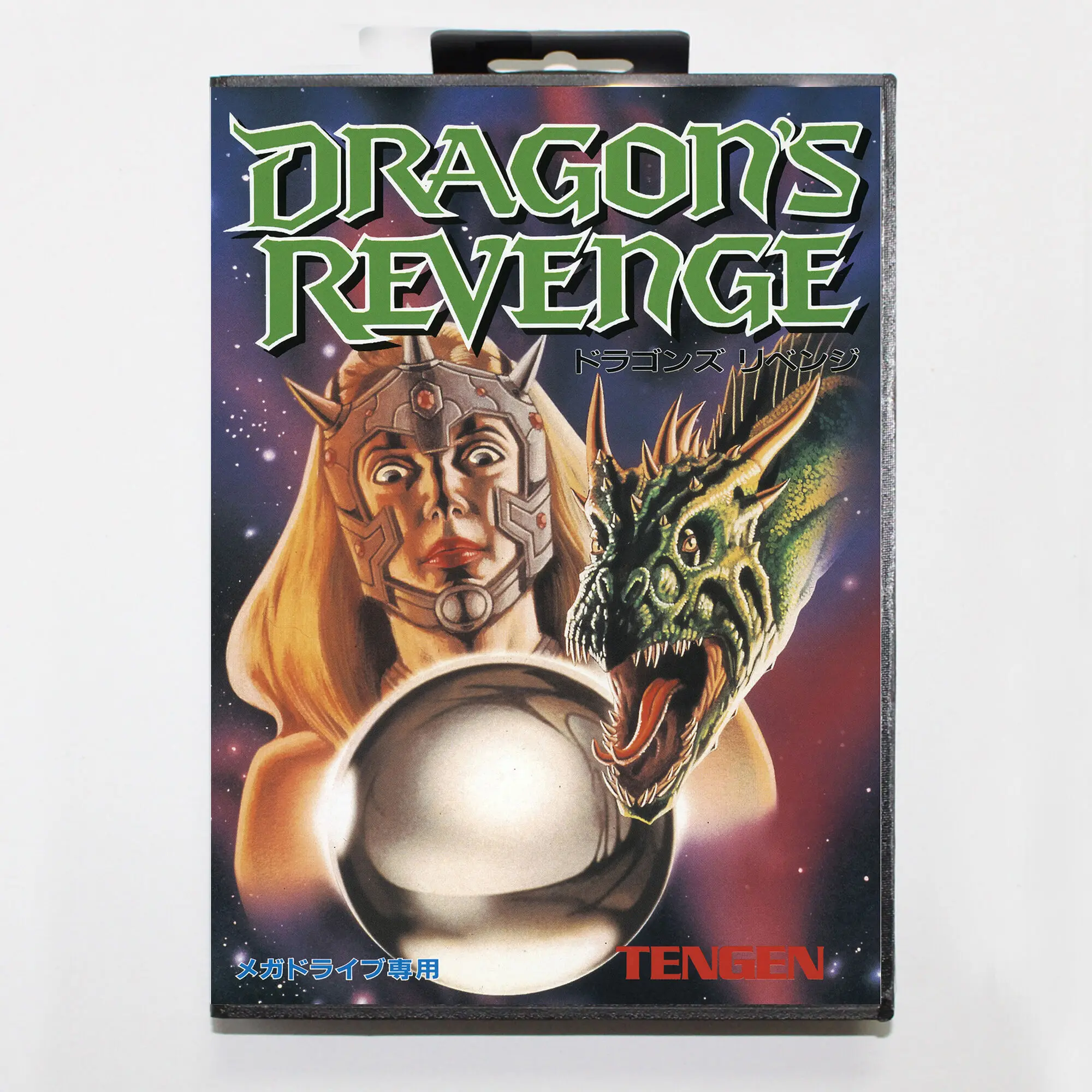 การ์ดเกม Dragons Revenge พร้อมกล่องขายปลีก 16 บิต MD Cart สําหรับ Sega Mega Drive/Genesis System