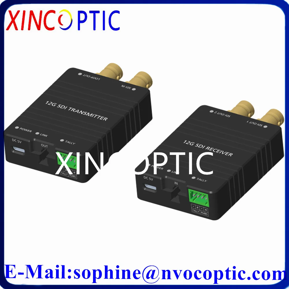 1Ch penghitungan/RS485 Fiber Optic Extender 10km 6G/12G/3G-SDI Input & Loopout pada pemancar SingleMode LC 12G-SDI output pada penerima