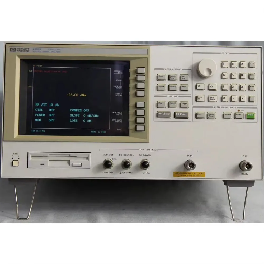 

Agilent/Keysight 4352B 10mHz to 3Ghz VCO/PLL Signal Analyzer Use