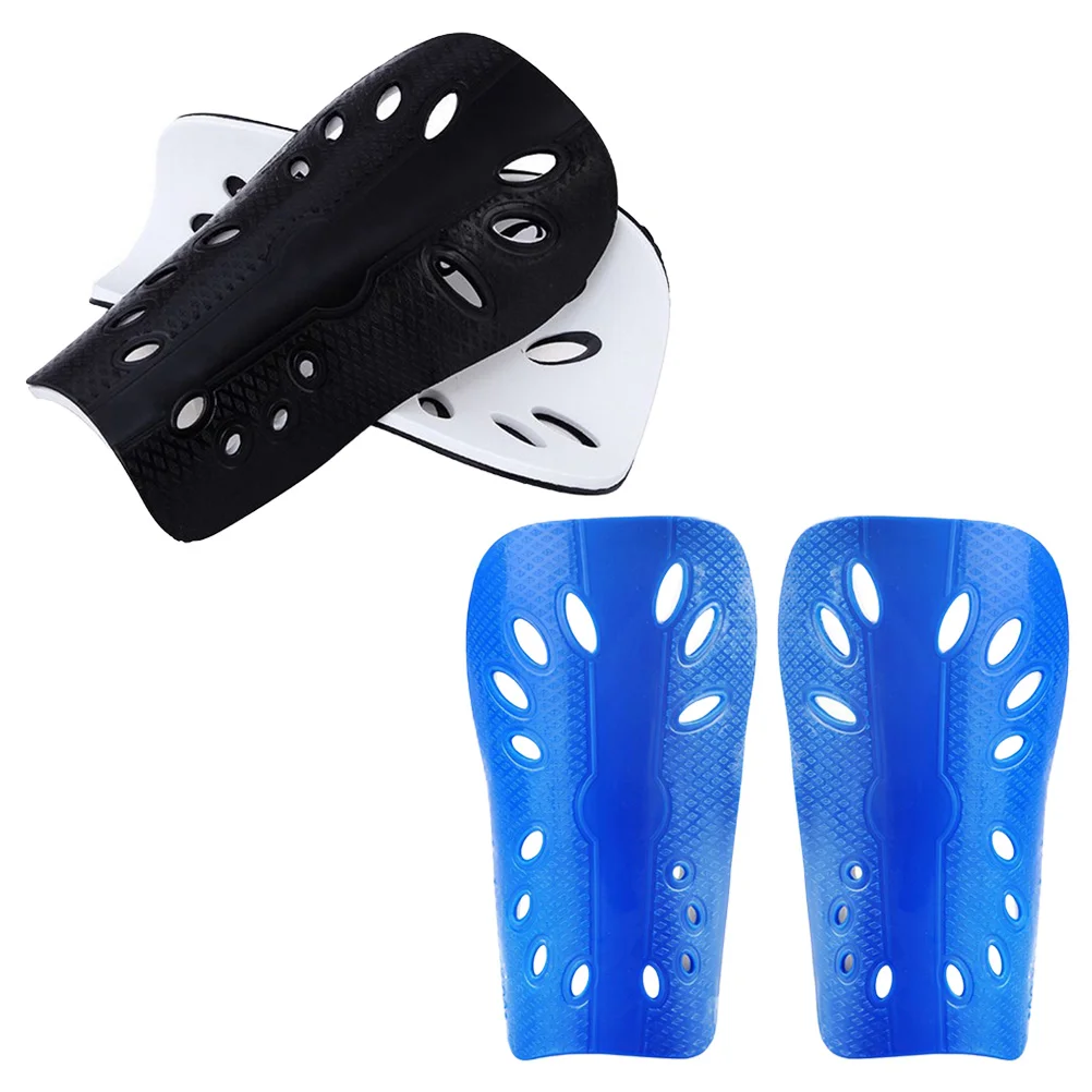 

2 Pair Soccer Shin Guards Archer Gloves Children Goalkeeper for Equipment Accessories Football Calf Breathable Pad Pads