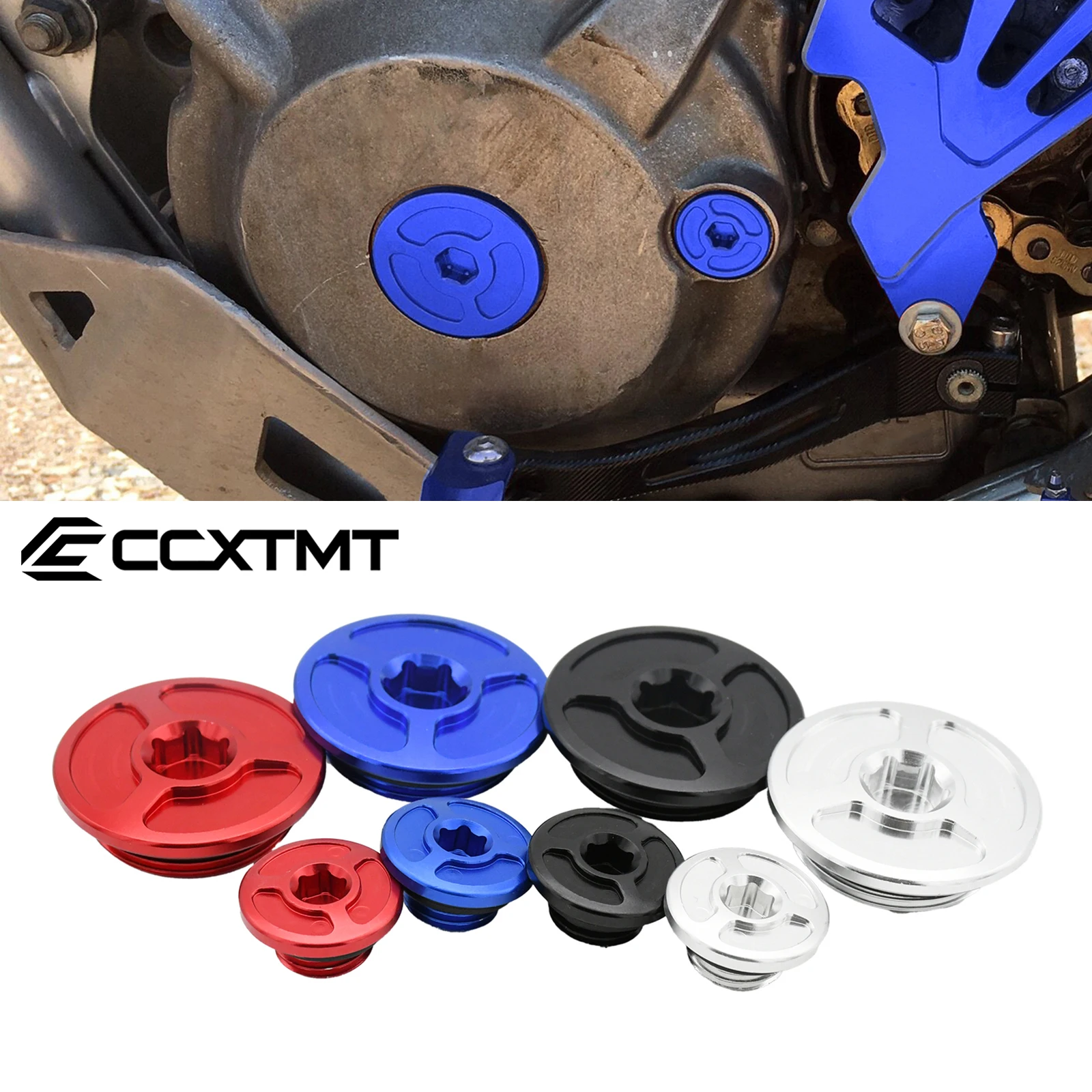 Motocykl CNC rozrząd silnika Oli korki filtra śruby zestaw śrub dla Honda XR650L CRF1000L CRF250R CRF250L CRF450R CRF450X CRF230F