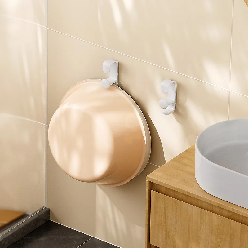 Ganchos de pared para lavabo, estante de almacenamiento retráctil, multifunción, para cocina y baño