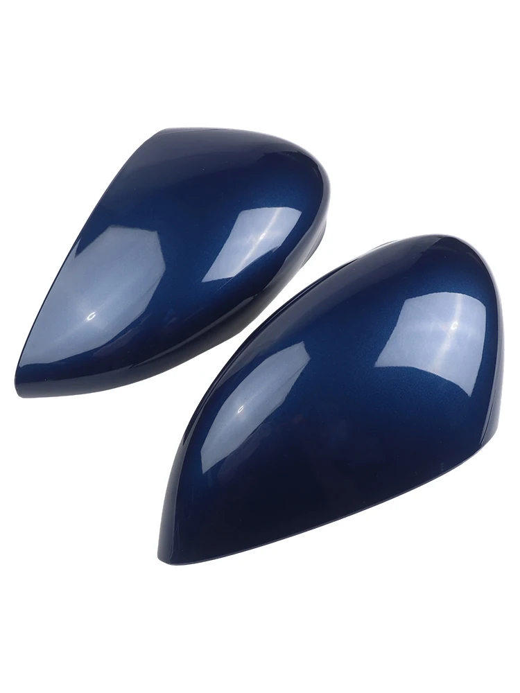 2P Replacement Car Side Wing Mirror Cap Covers for Ford for fiesta MK7 2008 2017 Set for Left and Right Side Mirror Shells