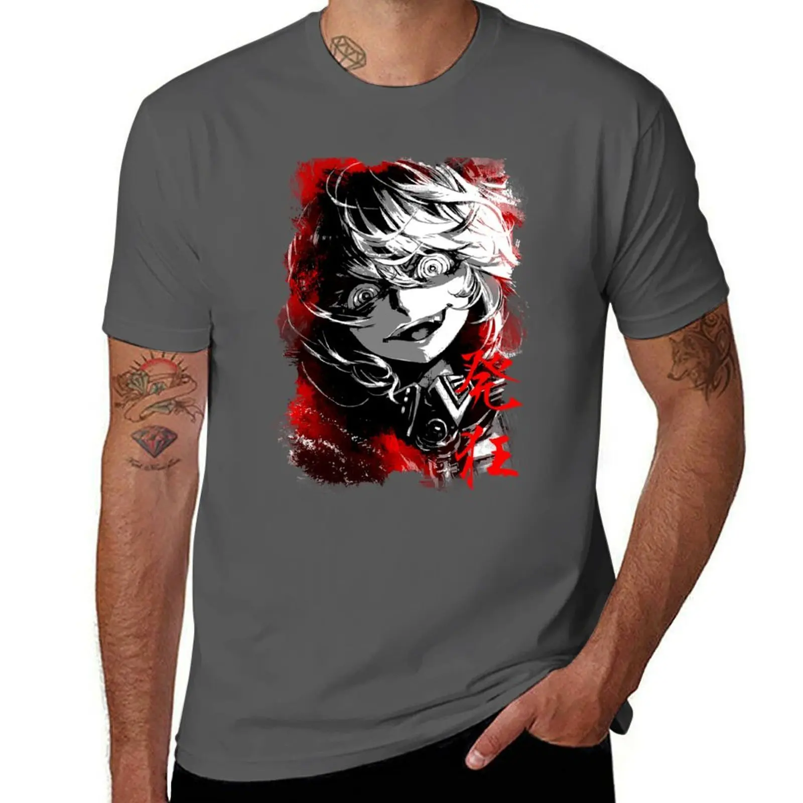 

Youjo Senki-Tanya Degurechaff футболка мужская хлопковая мужская футболка высокого качества люксовый бренд мужская футболка летняя футболка