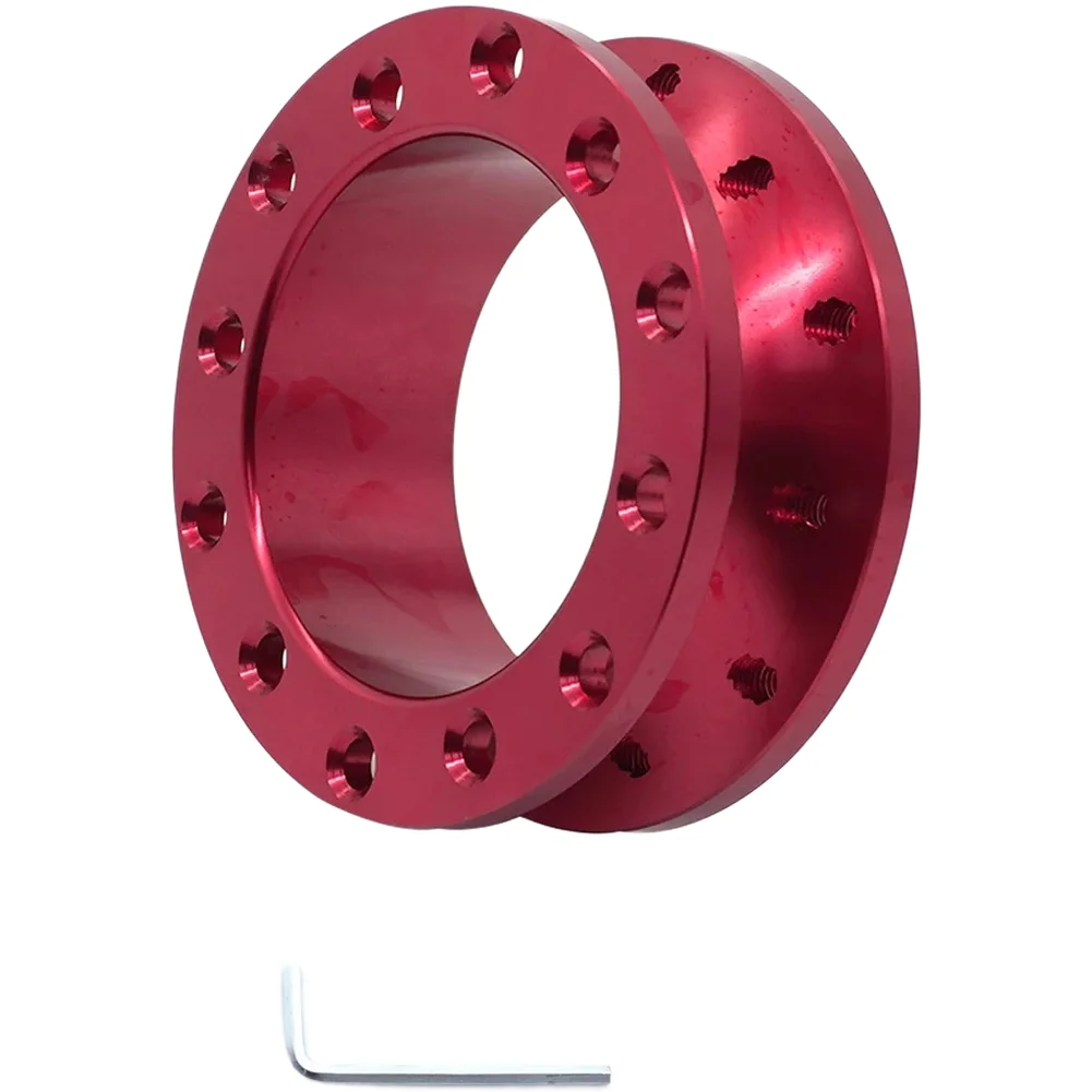 Compatible Car Steering Wheel Riser Spacer Fixed Height 30MM 50MM Aluminum Alloy for Stable Driving Experience