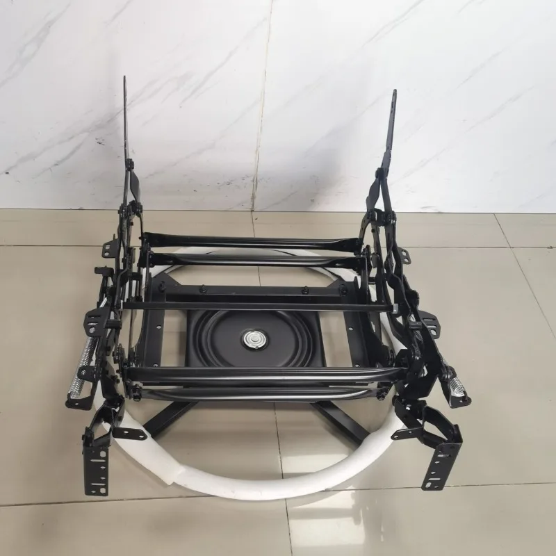 Roller belt rotating function sofa iron frame Caterpillar leisure sofa accessories 360 degrees swinging rotatable hardware