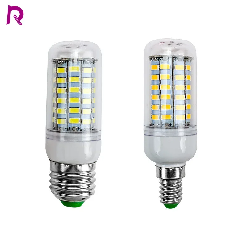 

E27 E14 LED Lamp 220V Led Bulb SMD5730 Bombilla LED Light 24 36 48 56 69 72leds Lampada Corn Bulbs Chandelier for House Lighting