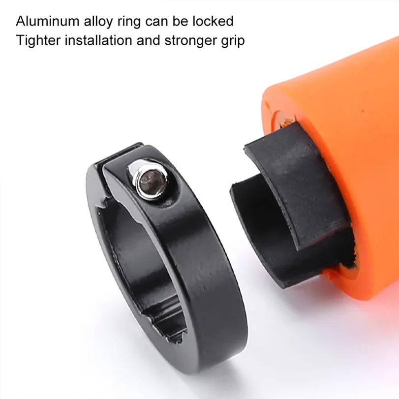 Bicycle Handlebar Grip Lock On Mountain Bike Grip Soft Rubber MTB Cuffs 22.2mm Bicycle Handle Cover Non-slip Bike Handles - view 4