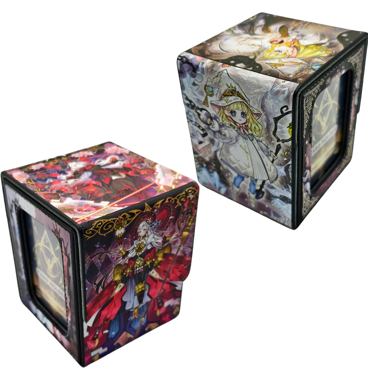 

Ю-Ги-О! Коробка для хранения карт Maliss P White Rabbit Double-window Board Game Card Box Elzette of The White Forest Game Collection