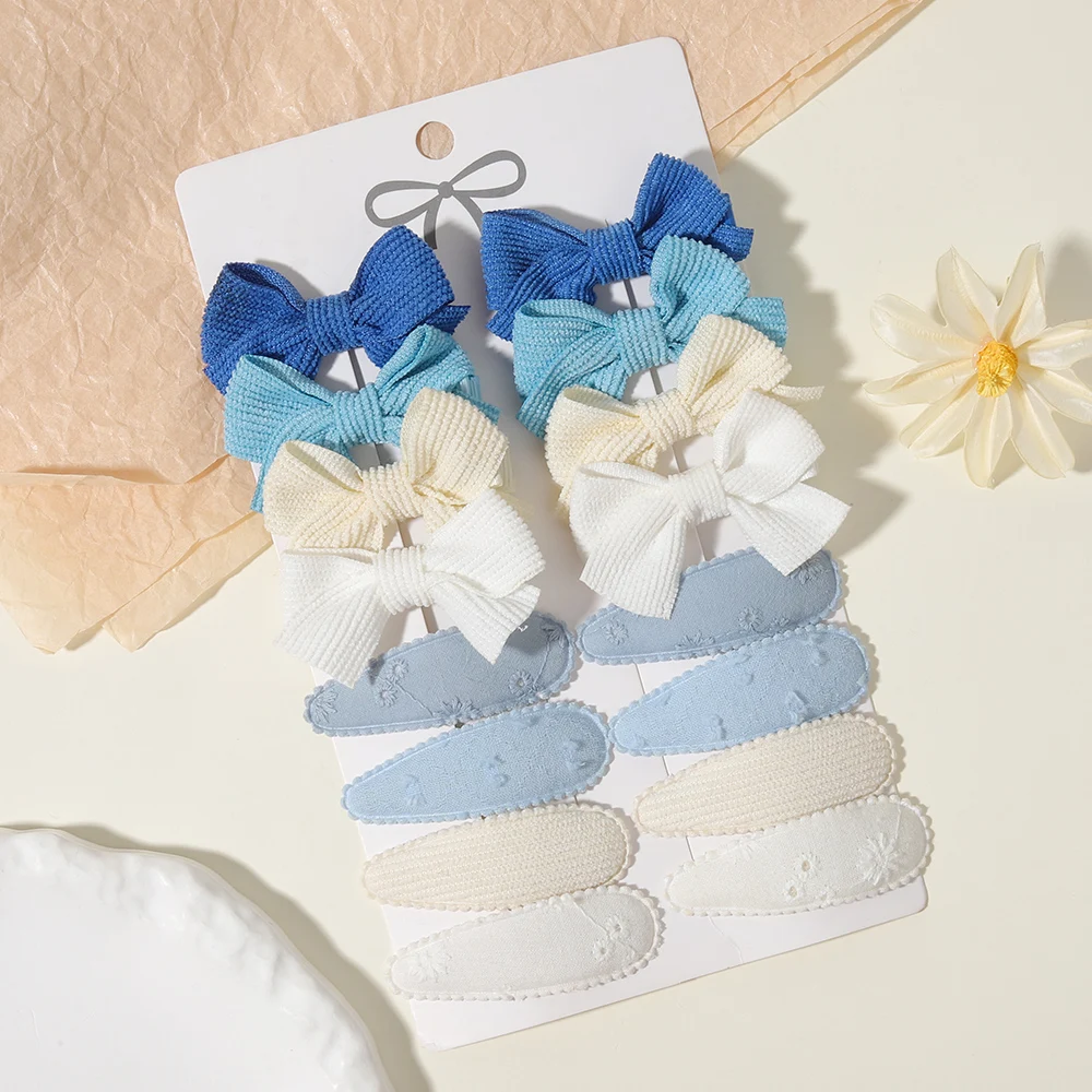 16 Stück/Set, süße Haarspangen mit Schleifenmuster und BB-Clips, Haaraccessoires, geeignet für Kinder, Babys und Mädchen, als Geschenk. – Detail 14