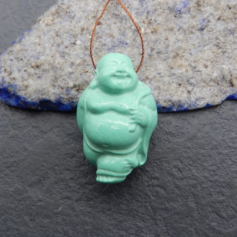 

B&F Turquoise Stone Beads, Handmade Natural stones beads, Polished Stones for jewelry Making Supplies