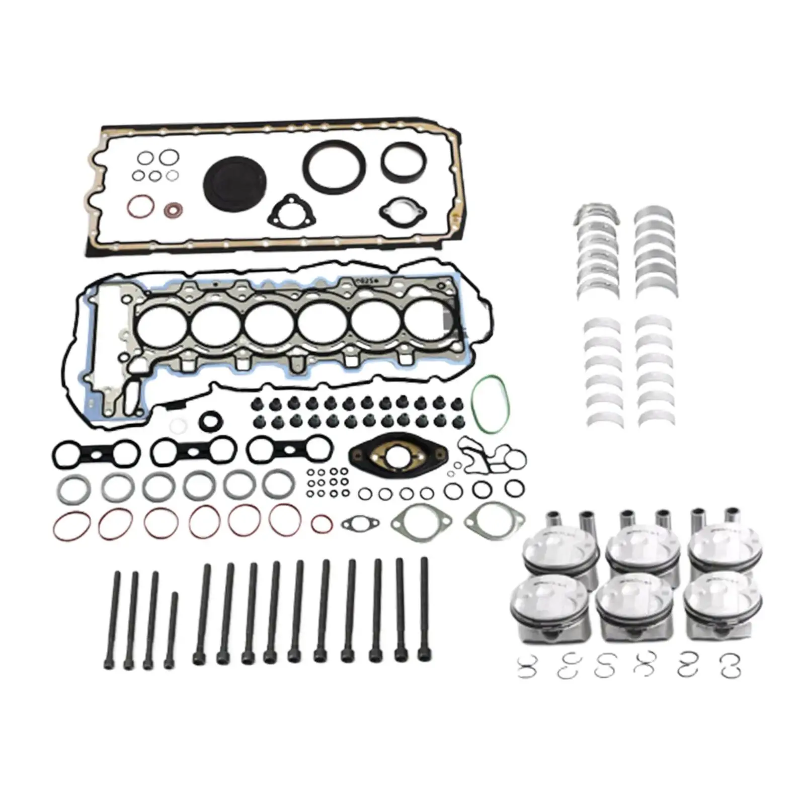 Engine Rebuild Overhaul Kit Compatible Easy to Install Sturdy Professional