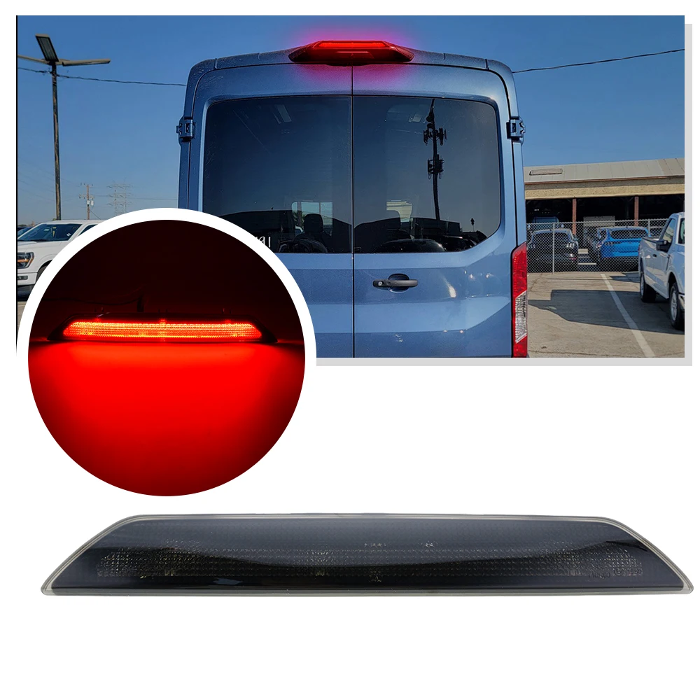 

1P светодиодный 3-й стоп-сигнал с высоким креплением, задний стоп-сигнал для Ford Transit 2014-2025 Transit-150 250 350 450 Tourneo, задний предупредительный фонарь