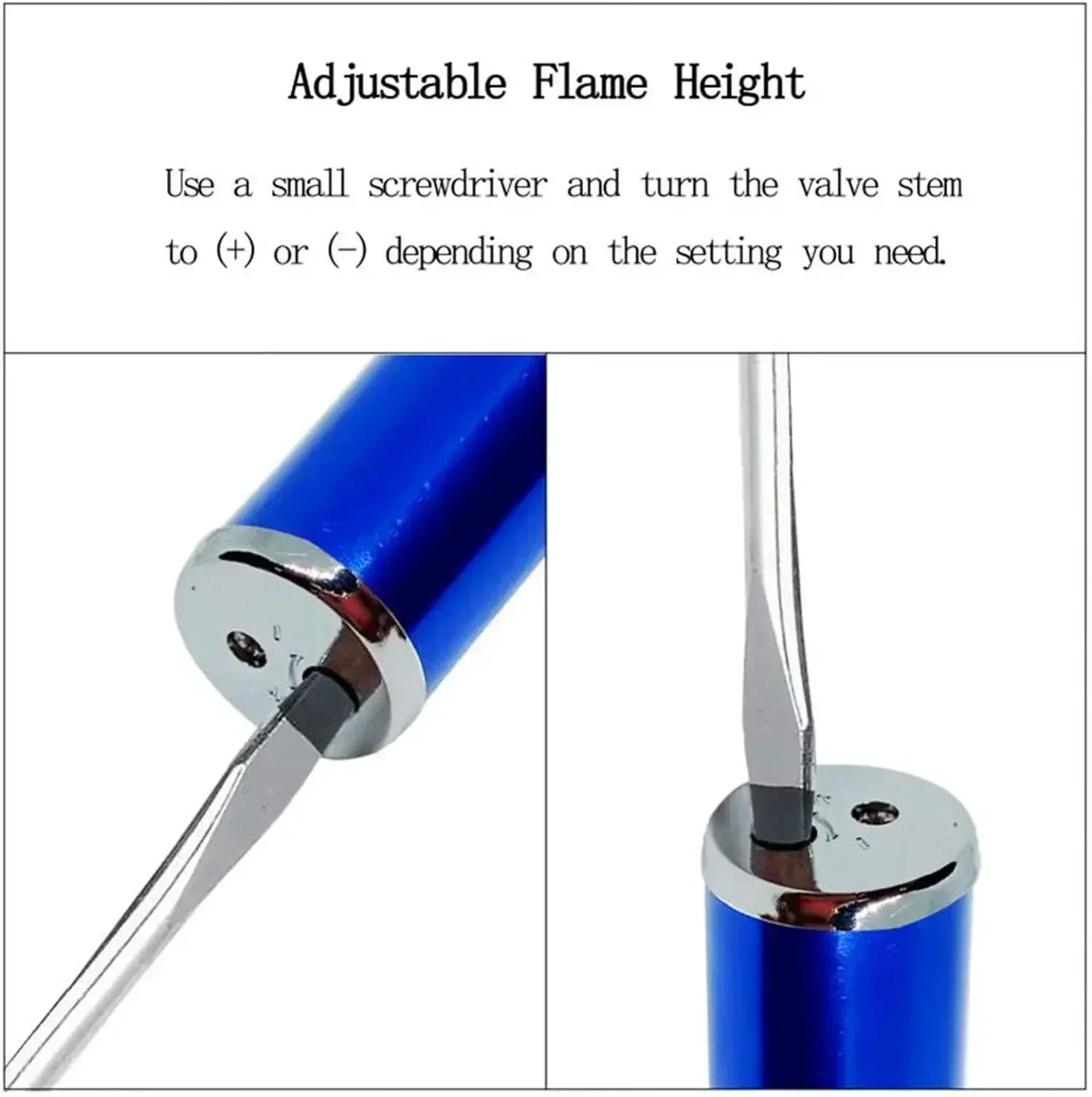 Windproof Multifunctional Inflatable Lighter Metal Portable Blue Flame Outdoor Camping Kitchen Cooking Aromatherapy Lighter - Image 6