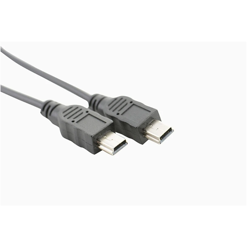 Mini USB 1 do 2 lat kabel splittera kabel USB 2.0 Mini 5-pinowy żeński do podwójnego 2 męski konwerter do szybkiego ładowania