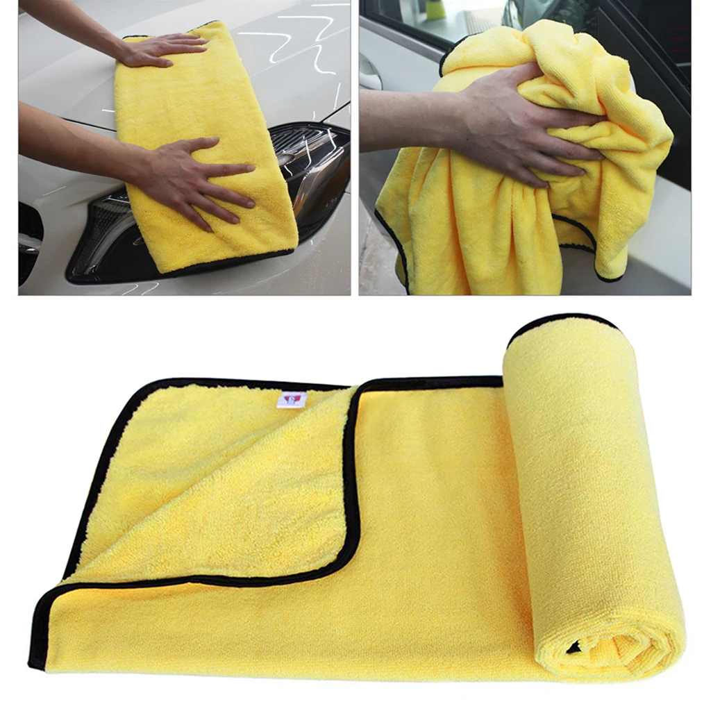 Large Size Microfiber Car Cleaning Towel Cloth Multifunctional Wash Washing Drying Cloths 92*56cm