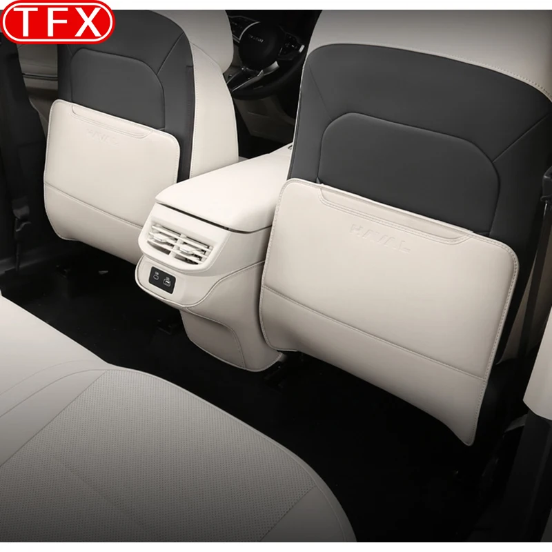 For Haval New H6 4th Gen 2025 2026 Car Styling Anti Kick Mat Pad Anti-kick Protector Seat Back Mats Auto Modified Accessories
