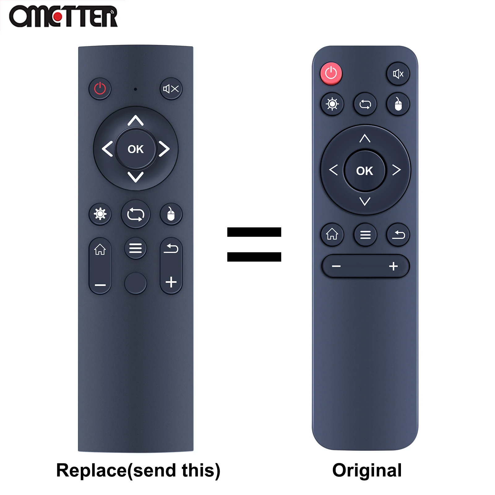 جهاز تحكم عن بعد بديل جديد لمشغل وسائط التلفزيون AGPTEK 4K HDMI