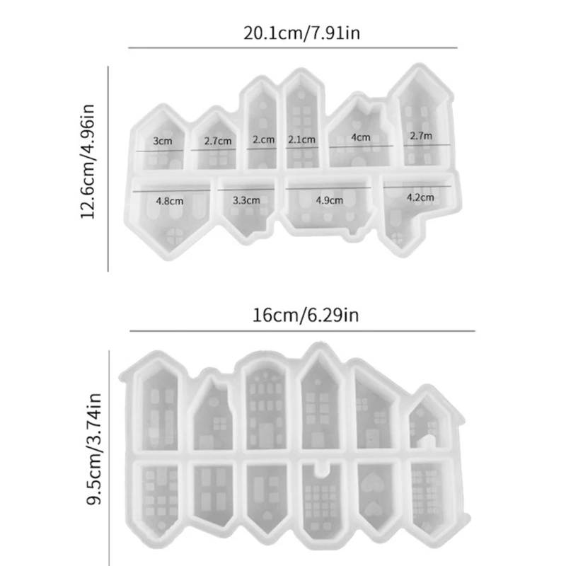 Molde silicone versátil para casa gesso adequado para presentes decoração festas