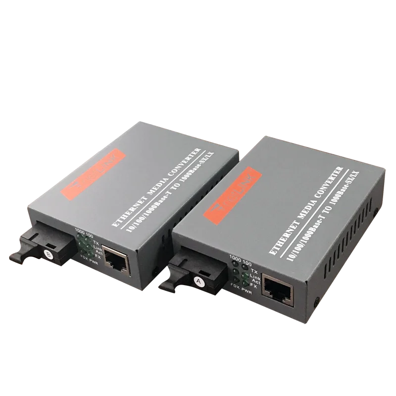 HTB-GS-03AB Gigabit Glasvezel Transceiver Single-Mode Single-Fiber Netwerk Optisch-Naar-Optische Converter