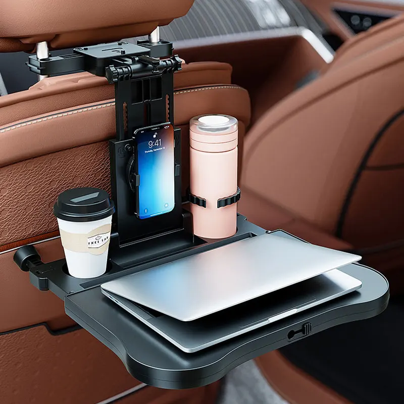 Car rear seat tray table, universal table board, for rear passengers to eat and work during long-distance travel