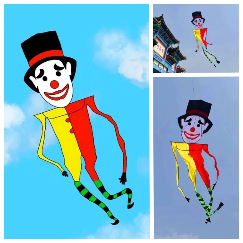 

Free Shipping clown kites flying for children kites fun toys Chinese kite professional kite Outdoor toys kites and line kevlar