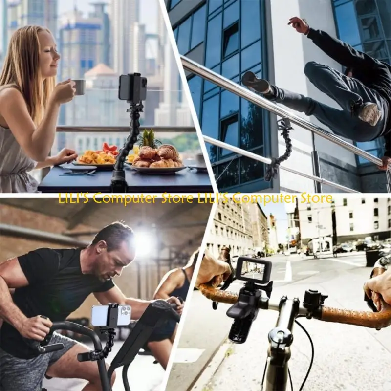 

A52B Universal Long Arm Clap Clamp Holder Gorner Gooseneck Stand Accomancess Accomances