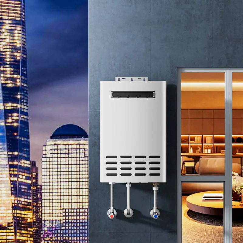 

110-240 В бытовой уличный газовый мгновенный безрезервуарный водонагреватель 16 л-20 л 30 кВт жидкий пропановый гейзер для горячей воды для уличного душа