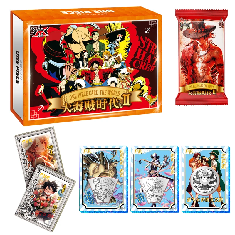 

One Piece Japanese Anime Collection Card One Piece Peripheral Card Cartas Luffy Roronoa Sanji Nami TCG Game Cards Birthday Gift