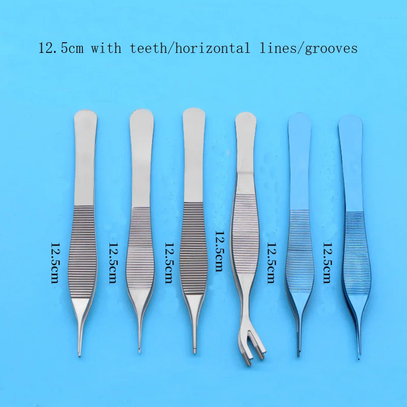 Big Belly Plastic Tweezers Ophthalmological Equipment Beauty Tweezers Double Eyelid Cartilage Tweezers Tooth Tweezers